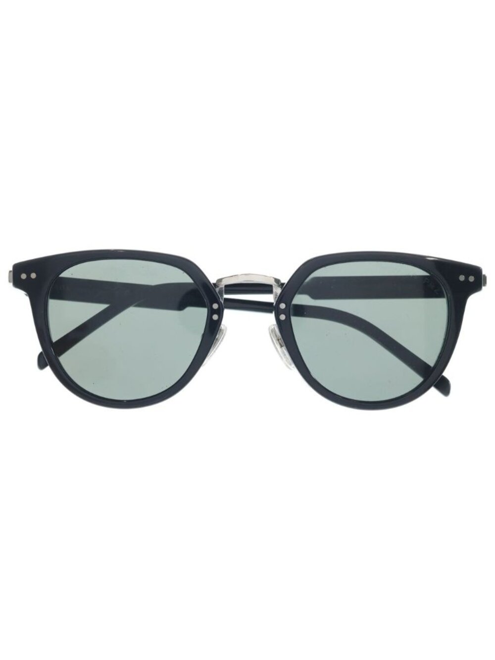 Prada Boston Sunglasses Temple Logo Eyewear Black